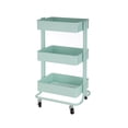 thumbnail image 7 of Lexington Mint 3-Tier Metal Rolling Cart by Simply Tidy - Multi-Functional Storage Cart for Home - Office - and Kitchen - 1 Pack, 7 of 7