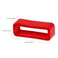 thumbnail image 3 of 24 Pcs Silicone Watch Strap Fastener Replacement Band Keepers Holders for and Wear, 3 of 4