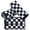 Black, variant on Wash Cloths Checkered 4 Pack - 100% Cotton Washcloths for Face Body, 13 x 13 Inches Daily Cleansing Kitchen Towels, Soft, Gentle, Everyday Use