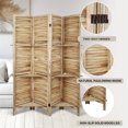Room Divider With Shelves, 4 Panel Room Dividers, Partition Room