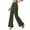 Green, variant on AHTJRT Capri Pants for Women Flowy Elastic High Waist Wide Leg Casual Loungewear Pants Summer Capris with Adjustable Drawstrings Mint Green &F2S