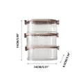 thumbnail image 2 of Spice Storage Box with 12 PET Jars - Airtight Kitchen Organizer for Spices and Seasonings, Clear Stackable Containers with Lids, 2 of 2