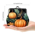thumbnail image 2 of Thanksgiving Leaves Stylish Minimalist Coin Purse with 0.7 Microfiber Zinc Alloy Jaws, 4.3x4.7 in/11x12 cm - Chic and Practical Organizer for Your Essentials, 2 of 7