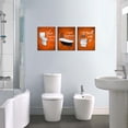 thumbnail image 3 of Hieng Blue Bathroom Decor Navy Bathtub Toilet Seat Wall Art Bathroom Rules Pictures Painting, 3 of 6