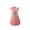 Pink, variant on HuiXinOu Faux Woven Decorative Plastic Vase Unique Shape Floral Vase for Home Wedding Table Centerpiece Decor Gift