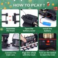 thumbnail image 4 of JoyStone Electric R/C Train Set Toys for Boys with Smokes, Lights & Sound, Tracks, Toddler Model Train Set with Steam Locomotive Engine & Cargo Cars and Tracks, Christmas Toy Train for Kids, 4 of 7