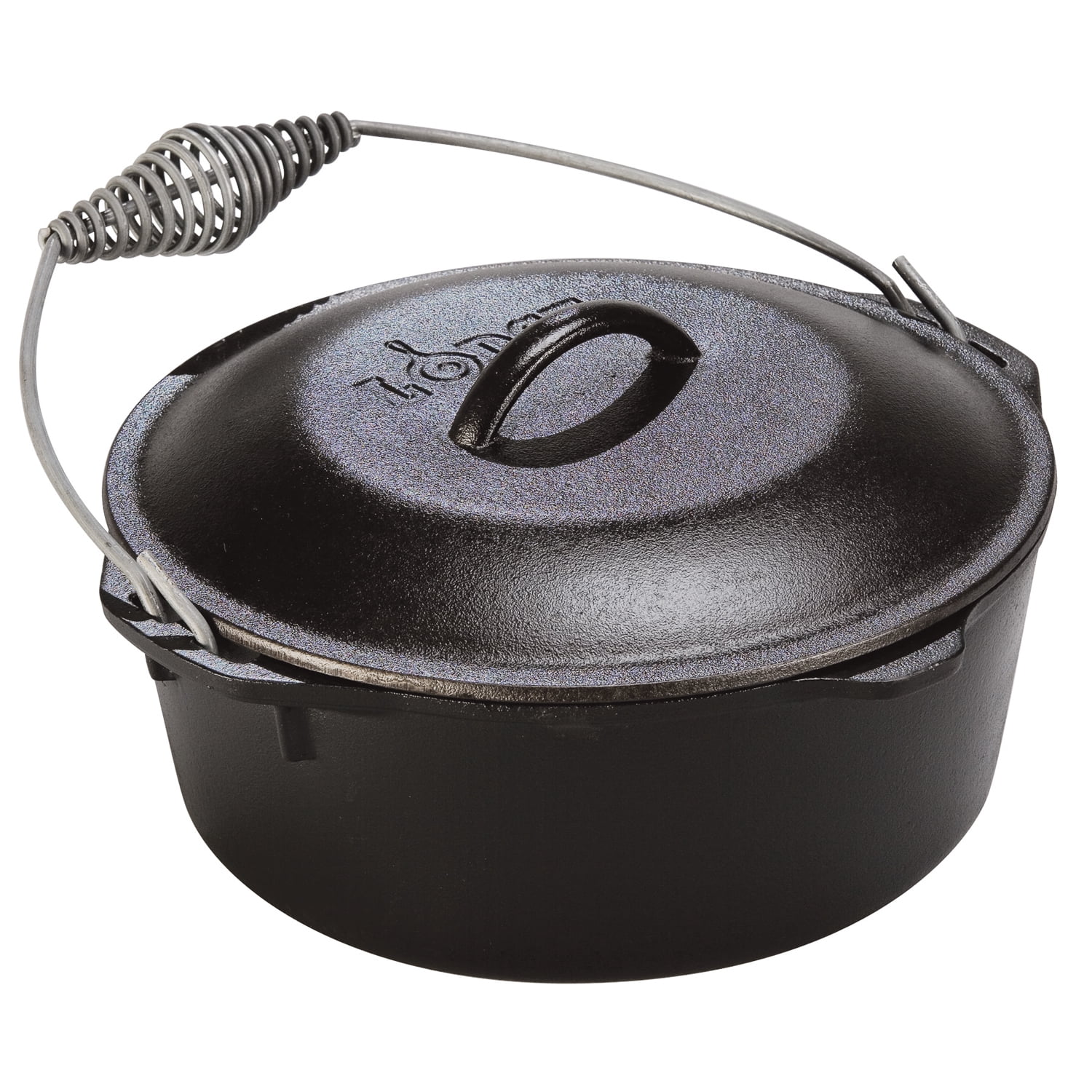 Collectibles Lodge 5 Quart Double Dutch Oven Seasoned Cast Iron L8DD3