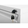 thumbnail image 7 of 2-Drawer Steel File Cabinet | Smooth Operation in Office | Long-Lasting Powder-Coated Metal | Anti-Tilt Safety Feature, 7 of 7