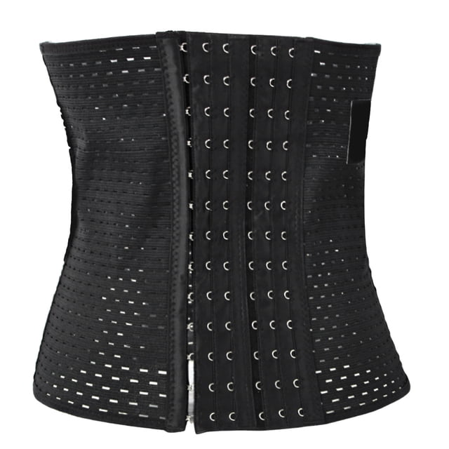 Faja moldeadora de cintura para mujer, accesorio moldeador de cuerpo, cinturón adelgazante posparto, bustiers, corsés, ropa interior correctiva, negro M