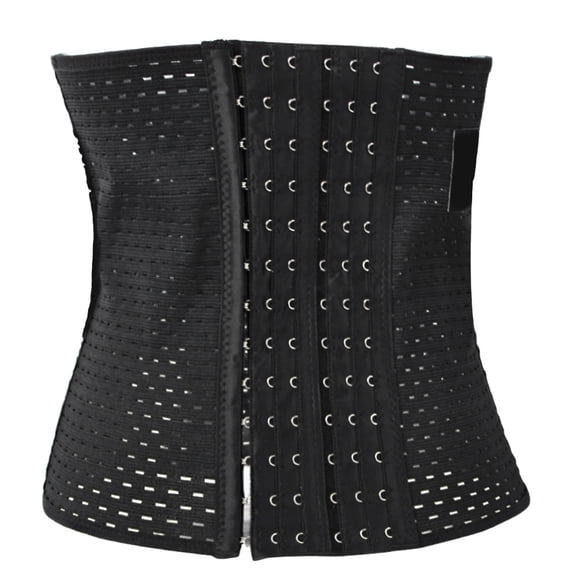Faja moldeadora de cintura para mujer, accesorio moldeador de cuerpo, cinturón adelgazante posparto, bustiers, corsés, ropa interior correctiva, negro M