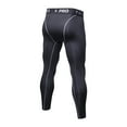 thumbnail image 3 of LoyisViDion Mens Pants Clearance Men'S Sports Stretch Leggings Trousers Breathable Quick-Drying Wicking Fitness Pants Black 8(L), 3 of 6