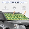 thumbnail image 4 of Kll Cartoon Koala Bear And Leaf Windshield Sun Shade 2-Piece Foldable Car Front Window Sunshade For Most Sedans Suv Truck - Auto Sun Blocker Visor Protector Blocks Max Uv Rays - Small, 4 of 7