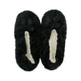 thumbnail image 2 of 2 Pairs Women's Non Slip Grip Winter Fuzzy Slip On House Slippers Fleece Warm (Zig, L/XL), 2 of 8