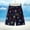 Dark Blue, variant on Danhjin Green Girls and Boys Shorts Casual Printed Summer Beach Shorts Adjustable Waist Quick Ly Dry Swimming Board Shorts 3-14 Years