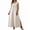 Beige, variant on YuXingFu Loose Cotton Casual Dresses Women Maxi V-Neck Plus Size Womens Dress Sleeveless with Pocket Long Casual Summer Beige S