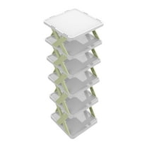 Yooshoverk 6 Tier DIY Storage Unit Garage Shelving System Heavy Duty Metal Rack Adjustable Shelves Space Saving Organizer Easy Assembly