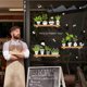 thumbnail image 4 of RKSTN peel and stick wallpaper Plant Potted Shop Glass Door Decoration Wall Stickers, 4 of 8