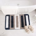thumbnail image 3 of Fiudx Alfombras Alfombras De Baño A Rayas De Microfibra Suave, Alfombra De Baño Extragruesa, Alfombras De Baño Antideslizantes Ofertas Flash Del Día, 3 of 4