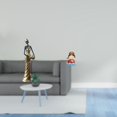 thumbnail image 2 of Figura decorativa de resina de una mujer tribal africana, estatua de madre, adorno ligero para dormitorio, armario o chimenea., 2 of 8