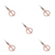 thumbnail image 1 of Kenally Tijeras de sastre de amplia aplicación para proyectos de costura y costura Tijeras de bordado profesional rose sissor gold Type2 NO2, 1 of 6