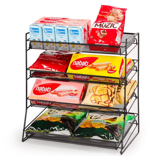 Expositor de caramelos Liaakrr Mesh Snack, encimera de cocina