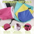 thumbnail image 3 of Uxcell Stuff Sack, Nylon Waterproof Storage Sacks Portable Drawstring Outdoor Products Ditty Bag Ultralight Dust Flap 9 x 16 Inch & 2Pcs & Black - Fit for (Camping/Traveling/Hiking), 3 of 7