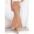 thumbnail image 3 of PRETTYGARDEN Maxi Skirts for Women Summer Flowy High Waisted Polka Dot Mermaid Office Work Spring Fashion Long Skirt, 3 of 7