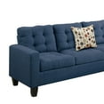 thumbnail image 2 of Winsome Polyfiber, Plywood & Solid Pine 4 PCS Sectional, Navy, 2 of 3