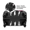 thumbnail image 2 of Qekee Ribbon Breast Cancer Awareness Print Elastic Luggage Cover, Double-sided Print, Invisible Zipper, for Travel, Business, Daily(not included suitcase )-Large, 2 of 7