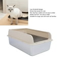 thumbnail image 3 of CAJA de Para Gatos Cerrada de Acero Conpa inoxidable, Bandeja de de metal inodoro antisalpicaduas, 3 of 7