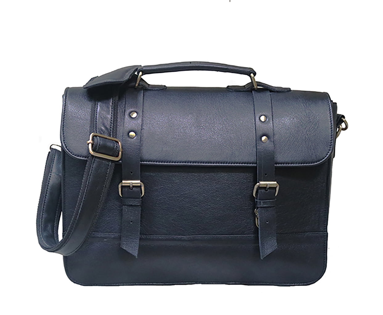 14 inch Laptop business briefcase shoulder bag Travel Crossbody Bag with top lift handle.