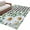 White Green Black, variant on Entryway Rug 2'x3', Spring Floral Small Rug for Kitchen Bathroom Door Mat Indoor Entrance, Daisy Eucalyptus Leaves Watercolor Rustic Non-Slip Area Rugs Floor Mats Carpet Front Door Rugs
