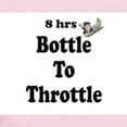 thumbnail image 2 of CafePress - 8Hrs Bottle To Throttle Infant Bodysuit - Baby Light Bodysuit, Size Newborn - 24 Months, 2 of 4