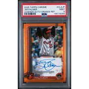 Graded 2025 Topps Chrome Legend Auto Legends Orange Ref /25 Jim Palmer PSA 9