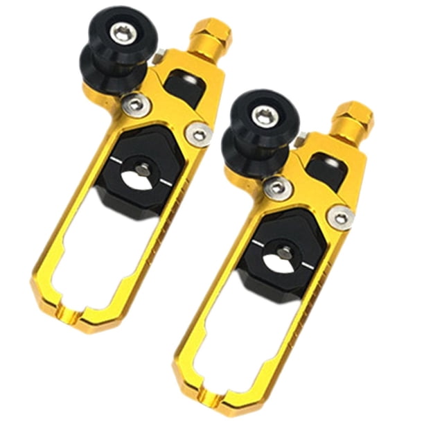 Ajustador de cadena para Yamaha MT15 2019-2022. Instalación sencilla. Regulador de cadena. Dorado