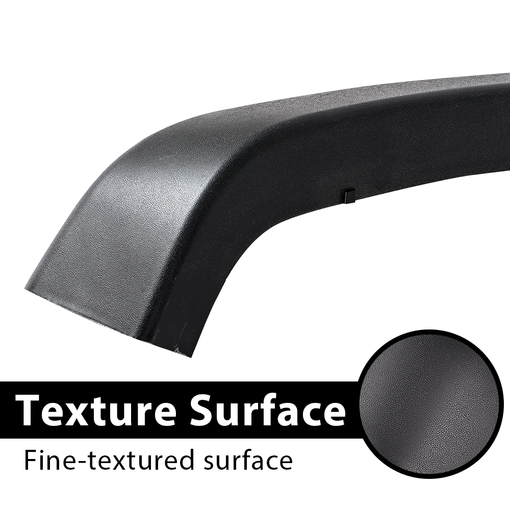 Transmotor Pocket Rivet Style Fender Flares – Matte Black – Fits 2009-2014 Ford F-150 (OEM Replacements 9L3Z16038A)