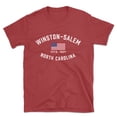 thumbnail image 1 of Winston-salem North Carolina Patriot Men's Cotton T-Shirt, 1 of 1