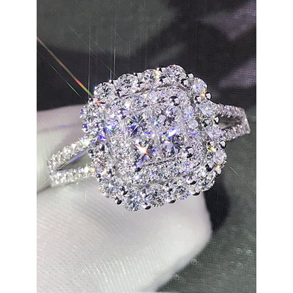 New Cubic Zirconia Decor Ring Cubic Zirconia Decor Ring