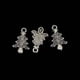 thumbnail image 2 of 100 piezas de plata de Navidad árbol de Navidad colgante fabricación de joyas, 2 of 9