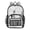 Grey Cute Donkeys Pattern, variant on PVC Transparent Backpacks Clear Backpack for Travel and Outings Cute Otter Pattern