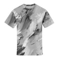 thumbnail image 5 of Qwertyu Oversized Tshirts for Men Short Sleeve Crew Neck Summer Shirts Casual Loose Cotton Vintage Tee Gray 3XL, 5 of 5