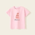 thumbnail image 2 of Akiihool T-Shirts pour Enfants pour Garçons T-Shirts à Manches Courtes pour Garçons T-Shirts d'Été à Col Rond pour Enfants Décontractés Basiques en Coton Unis Hauts (Rose, 3-4 Ans), 2 of 4