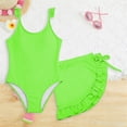 thumbnail image 5 of Shadoumai Girls Swimsuits Size 10-12 Ruffle Girls' Bikini Sets Adjustable Strap Girls Tankini Swimsuit Two Piece Girls Bathing Suit&nbsp;size 6 Allover Printed Swimwear with Cover Up Pants, 5 of 8