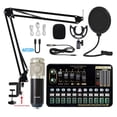 thumbnail image 3 of Loomza V10 PRO Wireless Condenser Microphone Multi-Microphone Kits Sound Card, 3 of 7
