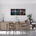 thumbnail image 2 of Erosebridal Youth Video Game Paintings Wall Decor Bedroom, Gamer Gaming Wall Hanging Decor Kitchen, Neon Gamepad Wall Decor for Living Room Set, Luxury Living Room Decoration, 2 of 5