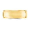 thumbnail image 4 of Mens 10K Yellow Gold 8mm Polished Wedding Band Ring, 4 of 5