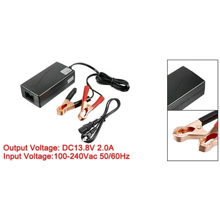 13 8v 2a Smart Battery Charger Microcomputer Control 3 Stage With 2 Pin Us Plug Walmart Canada