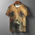 thumbnail image 2 of ZCFZJW Cute 3D Dogs Printed T-Shirts for Men Big and Tall Regular Fit Casual Summer Short Sleeve Crewneck Basic Tees Tops Novelty Graphic Tshirts Khaki#01 S, 2 of 8