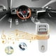 thumbnail image 5 of Cargador de coche mini USB ZHCH 2 puertos pantalla LED blanco dorado, 5 of 5