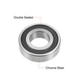 thumbnail image 2 of R14-2RS Ball Bearing 7/8"x1-7/8"x1/2" Double Sealed Chrome Bearings 2pcs, 2 of 5